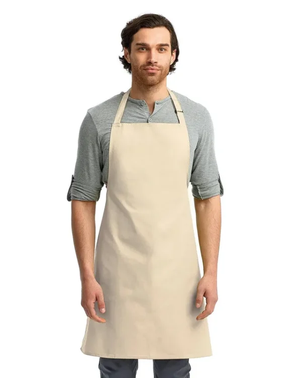 Artisan Collection by Reprime RP150 - Colours Sustainable Bib Apron Natural