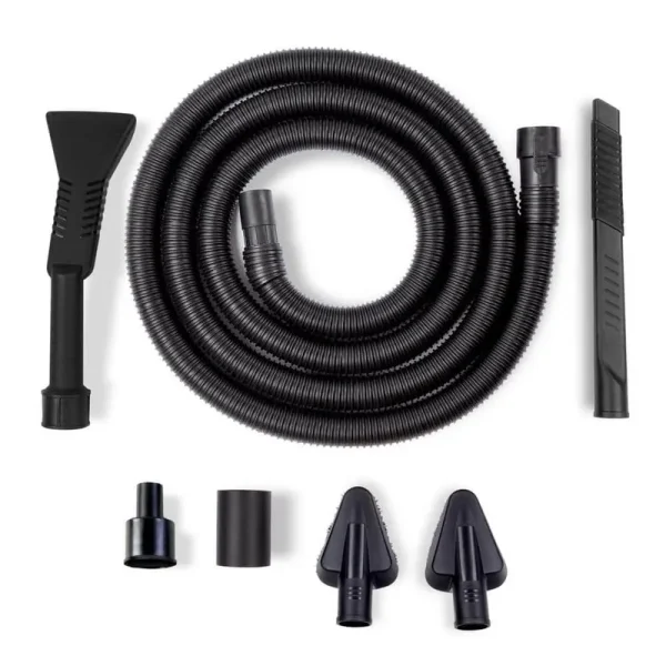 Ridgid 1-1/4 in. Car Cleaning Accessory Kit with 14-ft Hose for Wet/Dry Shop Vacuums
