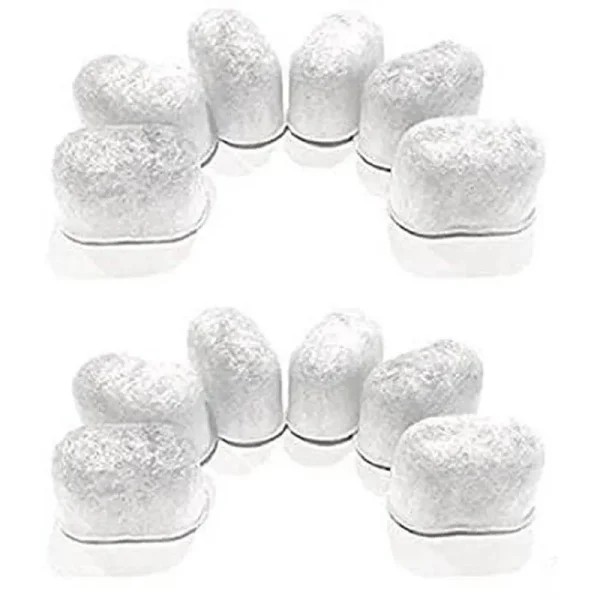 Nispira 12 Activated Charcoal Water Filters Replacement for Coffee Maker