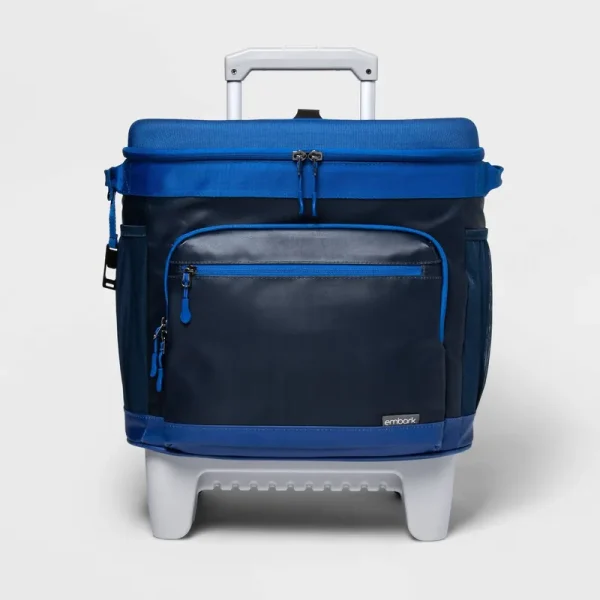 Soft Sided 26qt Roller Cooler - Embark - Navy