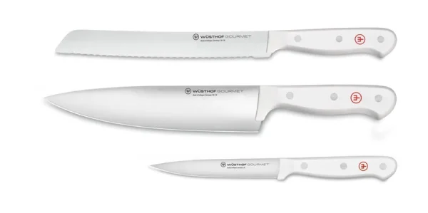 W��STHOF Gourmet 3-Piece Starter Knife Set White