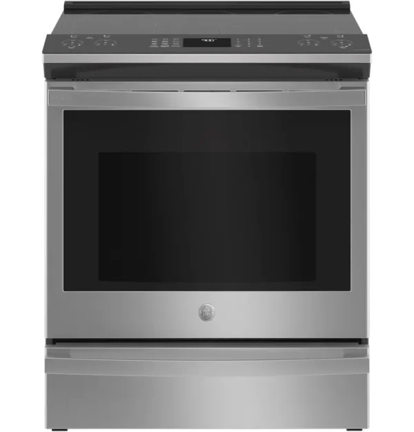 GE Profile 30" Fingerprint Resistant Stainless Steel Smart Slide-In Electric Convection Range-PSS93YPFS