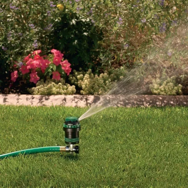 Orbit Gear Drive Sprinkler 65ft Spray Diameter 6 Patterns