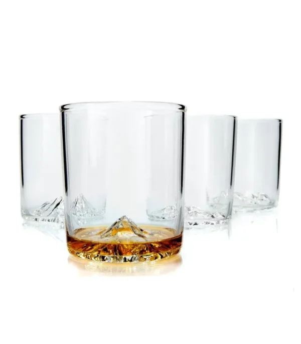 Pacific Northwest - Set of 4 Whiskey Glasses