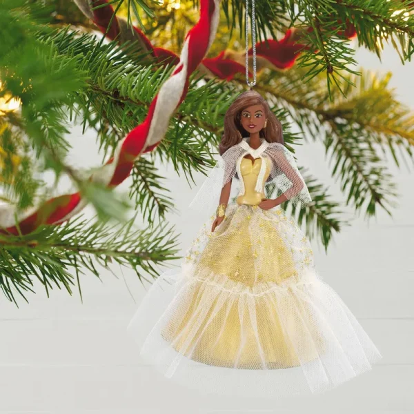 Hallmark 2023 Black Holiday Barbie Ornament