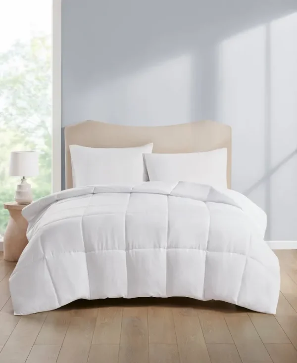 Home Design Easy Care Reversible Comforters, Twin/XL Created for Macy's, White