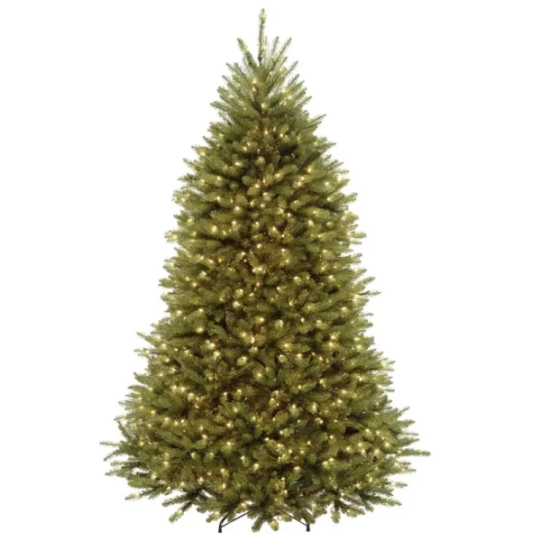 National Tree Dunhill Fir Tree with Dual Color LED Lights 7.5'