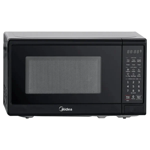 Midea 0.9 Cu. Ft. Countertop Microwave Oven, 6 Auto Programs, 10 Power Level, Black, EM9P022CVPMB