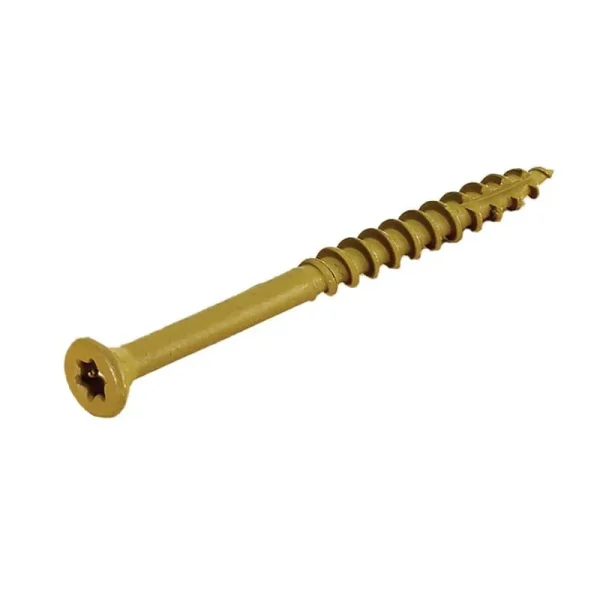 YellaWood #10 x 4 in. Star Flat Head Outdoor Deck Screw (1000 Pack)