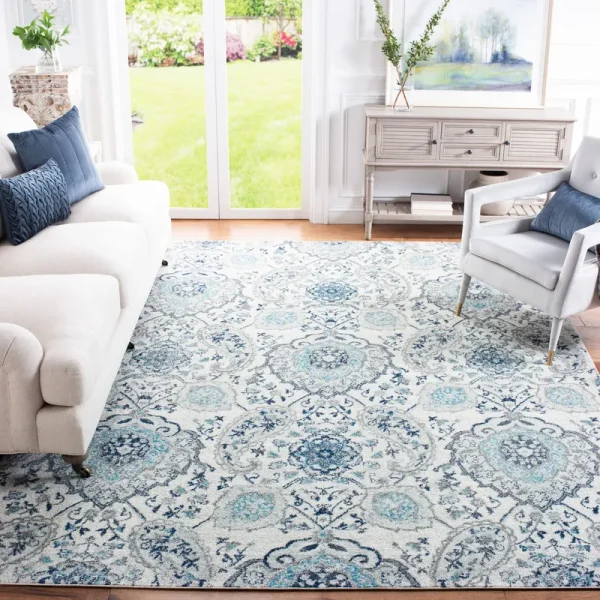 Safavieh Madison MAD600C Cream - Light Grey 8' x 10' Area Rug