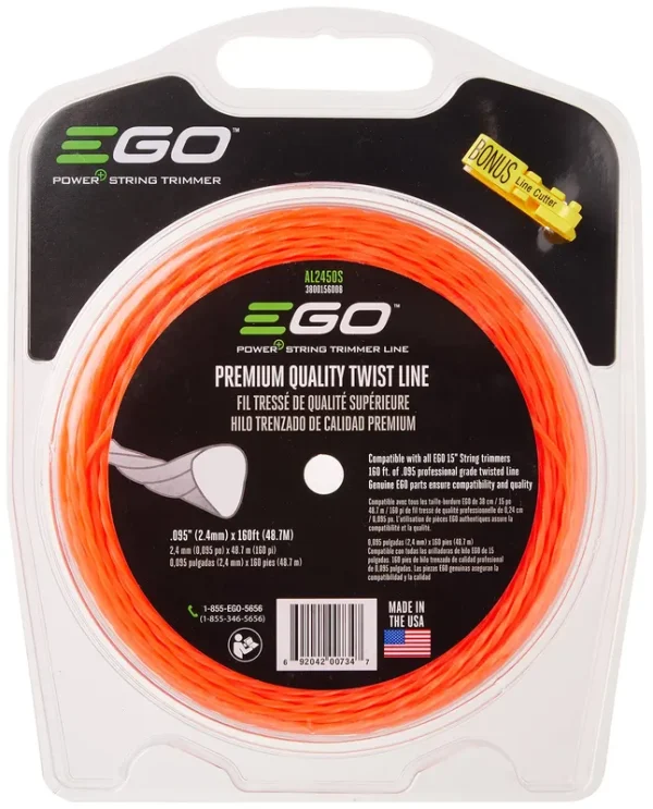 Ego AL2450S String Trimmer Line, 164-1/16 ft.