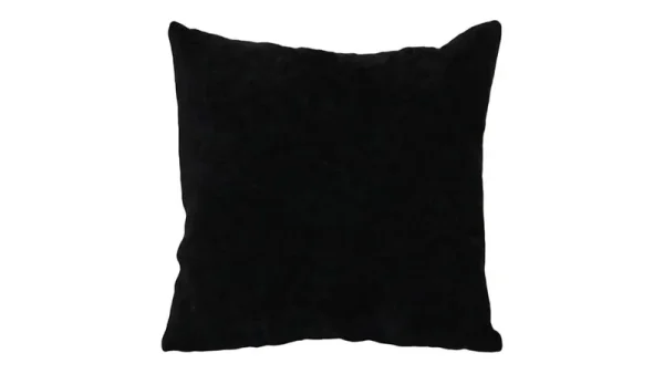 at Home Reese Chenille 18" Black Throw Pillow