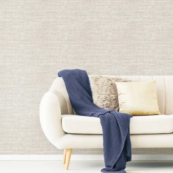 Hayley Tweed Peel & Stick Wallpaper Joss & Main Color: Beige
