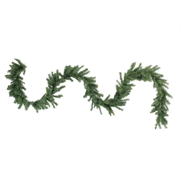 Northlight 100' x 14" Green Canadian Pine Commercial Length Artificial Christmas Garland Unlit