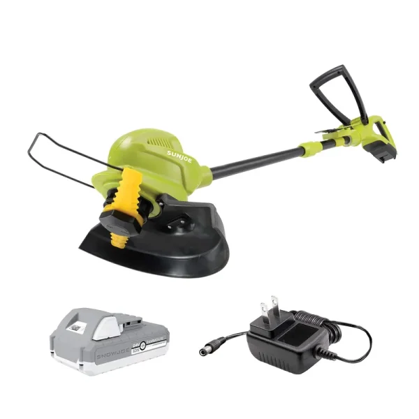 Sun Joe 24v-sb10-lte Cordless SharperBlade Stringless Lawn Trimmer