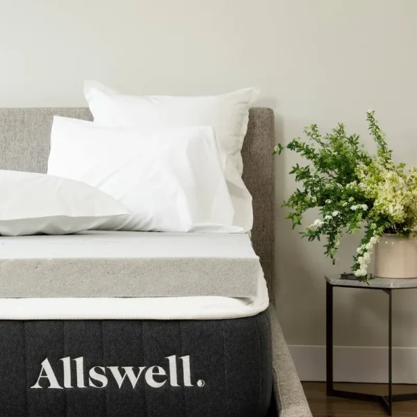 Allswell 3" Memory Foam Mattress Topper Infused with Graphite - Twin