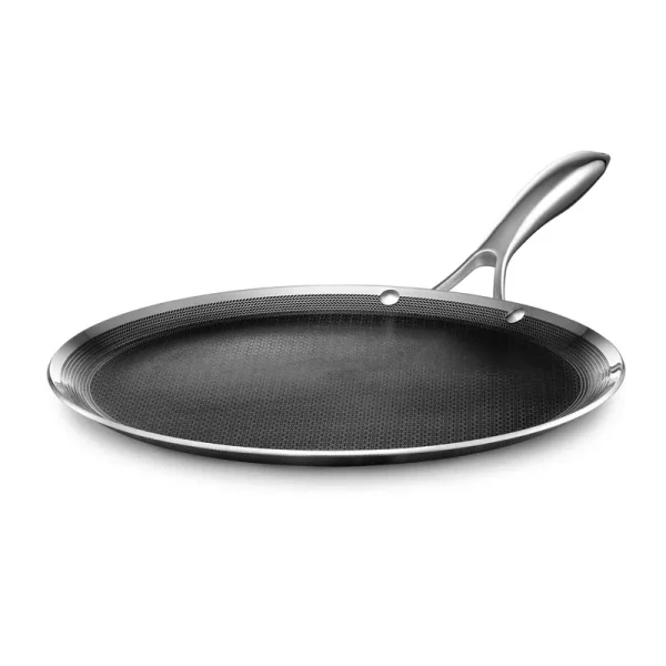 12" Griddle Pan | Stainless Steel Hybrid Cookware | HexClad