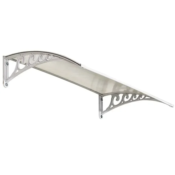 The Lakeside Collection Window Awning or Front Door Canopy - Snow and Rain Blocker - White
