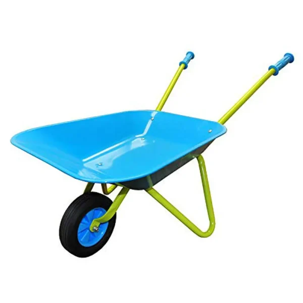 G & F 10041 JustForKids Kids Wheel Barrel Made of Real Metal Kids Size