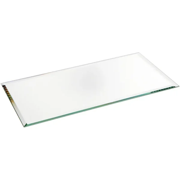 Plymor Rectangle 3mm Beveled Glass Mirror 4 inch x 8 inch