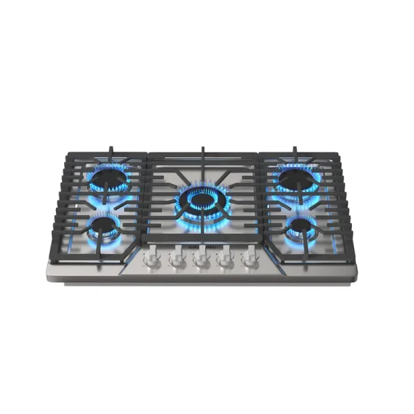 CASAINC 30-in 5 Burners Stainless Steel Gas Cooktop | CAHQ5B70