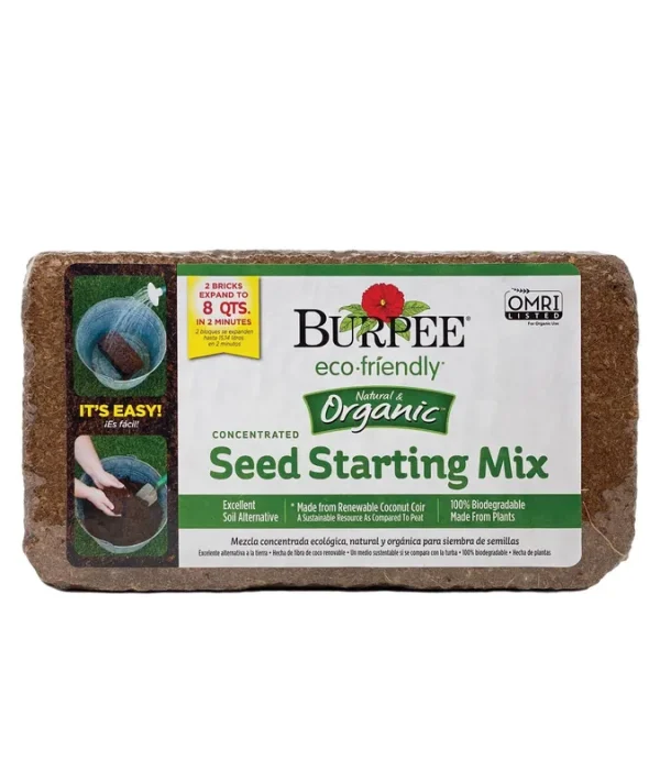 Burpee Organic Brick Seed Starting Mix - 8 Qt.