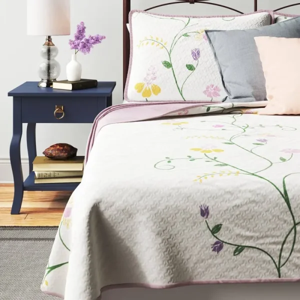 August Grove Allenhurst 3 Piece Quilt Set Size: Queen White