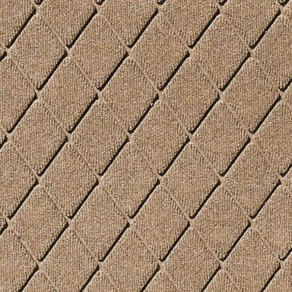 Weather Guard Argyle 8.5" x 30" Stair Treads in Camel (Set of 4)