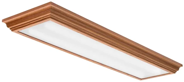 Lithonia Lighting Cambridge LED Semi Flush Mount, Oak
