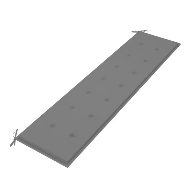 vidaXL Garden Bench Cushion Gray 78.7"x19.7"x1.2"