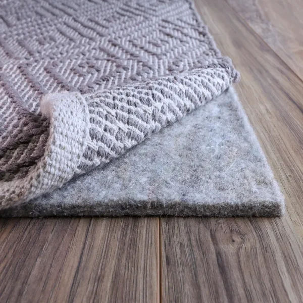 Fibersoft Extra Thick 100% Felt Rug Pad for All Floors 9x12 9' x 12'