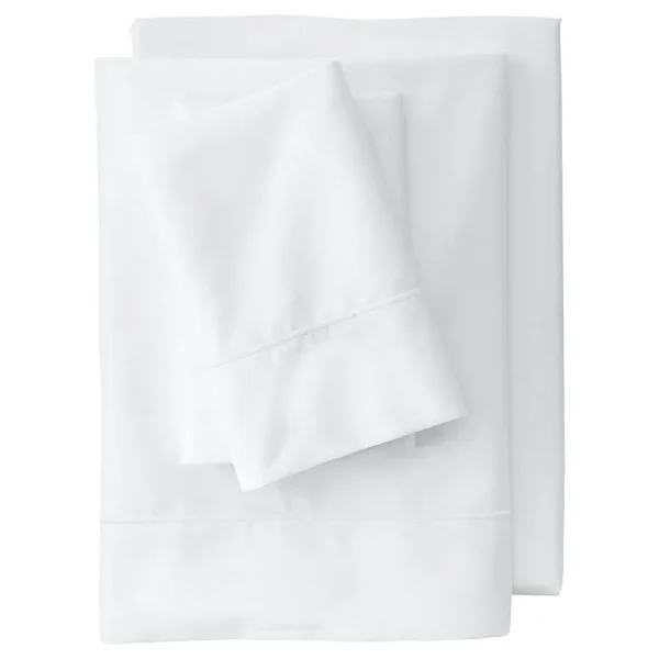Lands' End Supima No Iron Sheet Set, White, King Set
