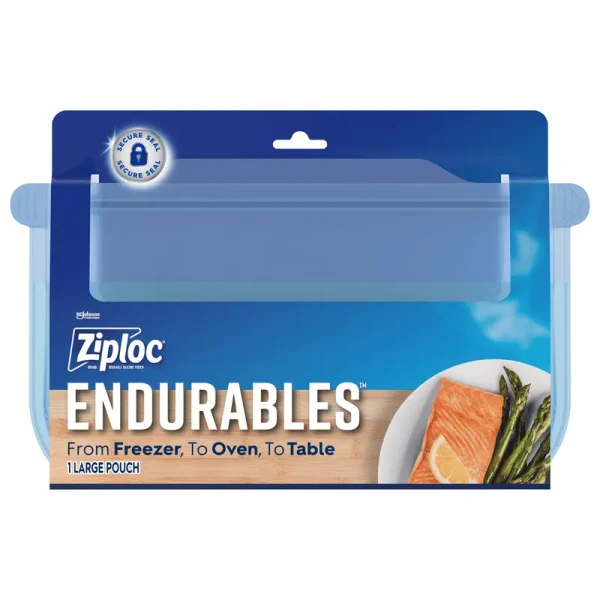 Ziploc Endurables Pouch, Large, 64 Ounce