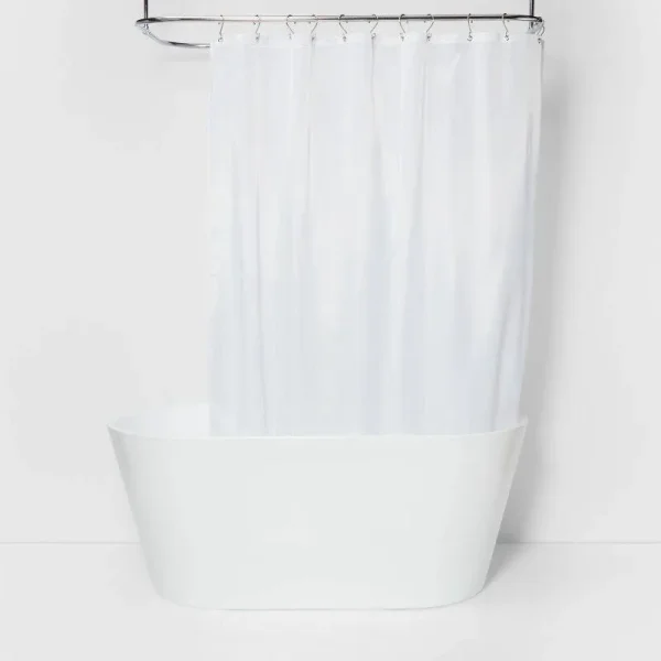 Room Essentials Super Soft Peva Shower Curtain Liner White