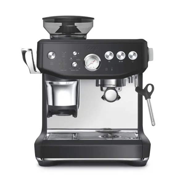 Breville - The Barista Express Impress Espresso Machine - Black Truffle