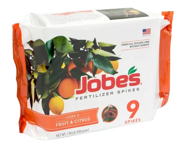Jobe's Fruit & Citrus Fertilizer Spikes 8-11-11Time Release Fertilizer for All