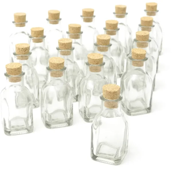 Gartner Studios Cork Top Favor Jars 18pk