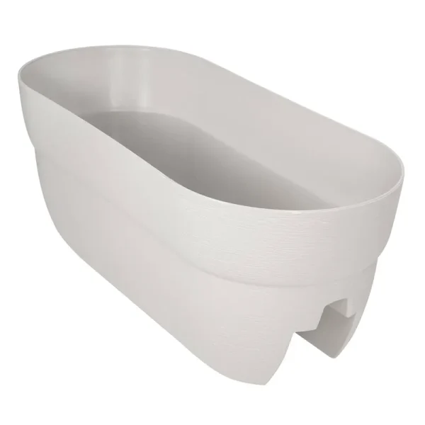 Emsco Group 2444D Rail Planter White
