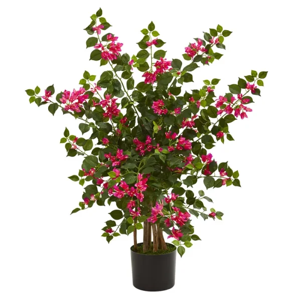 Nearly Natural Bougainvillea Artificial Tree
