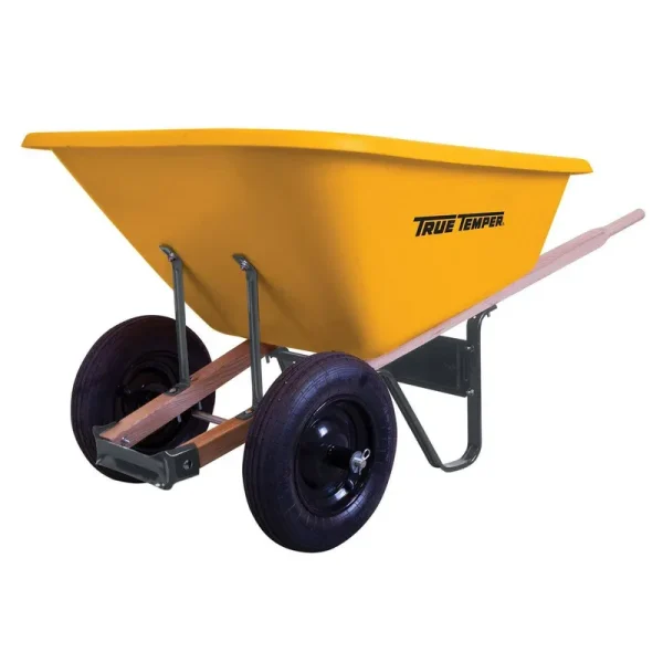 True Temper 8 Cu. ft. Poly Wheelbarrow Rp810