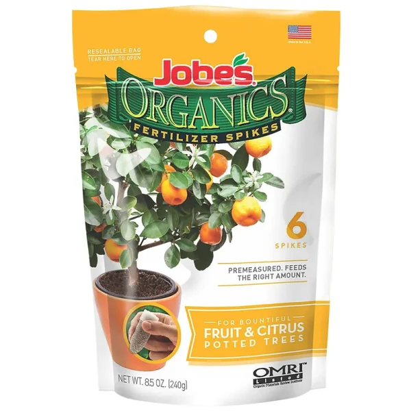 Jobe's 04226 Fertilizer Spikes for Fruit & Citrus, 6