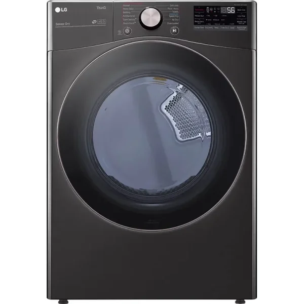 LG DLEX4000B 7.4 Cu. Ft. Ultra Large Capacity Smart Wi - Fi Enabled Front Load Electric Dryer with Turbosteam? and
