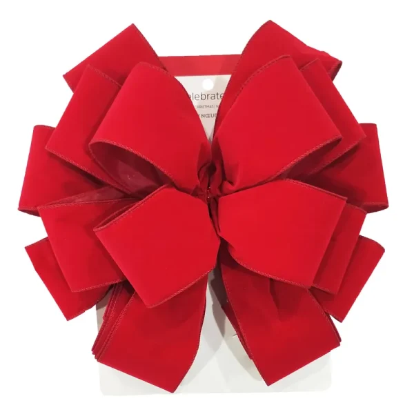 20.5" Bright Red Christmas Tree Bow Topper by Ashland by Celebrate It | Michaels