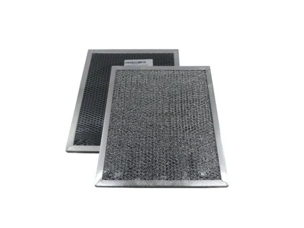 Kitchen Basics 101: 2 Pack 97007696 Range Hood Grease Mesh Charcoal Carbon Combo Filter Replacement for Broan Nutone 6105C, 41F, 97005687 - Size