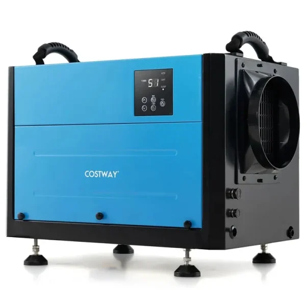 192 PPD Commercial Dehumidifier, 2600 Sq.Ft Crawl Space Dehumidifier with Drain Hose, Auto Defrost, 3 Modes & 24H Timer for Basement, Warehouse