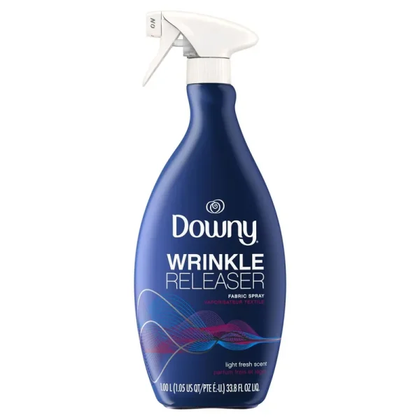 Downy Fabric Spray, Wrinkle Releaser, Light Fresh Scent - 33.8 fl oz