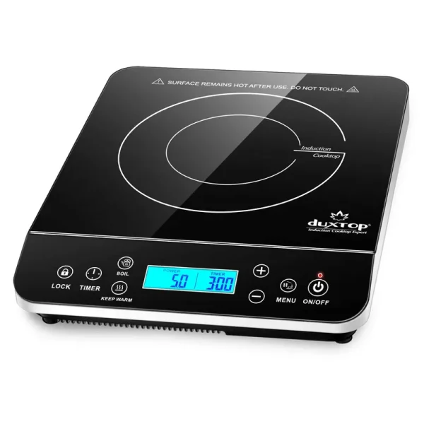 Duxtop Portable Induction Cooktop, Countertop Burner Induction Hot Plate with LCD Sensor