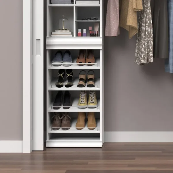 Modular Storage 21.38x22 W Shelving ClosetMaid Finish: White