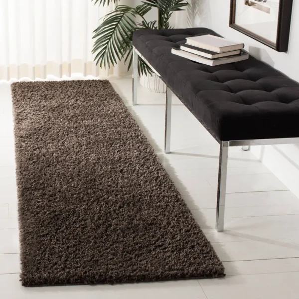 Safavieh August Shag Collection AUG900T Brown Rug - 2' 3" x 6'