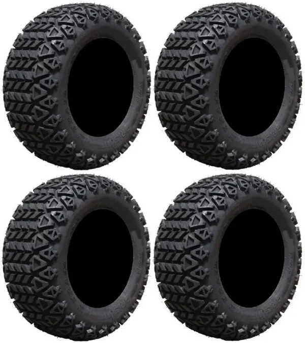Full Set of Arisun X - Trail AT06 22x11 - 10 (4ply) Golf Cart Tires (4)